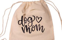Plecak bawełniany dog mom