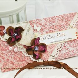 Kopertówka z okazji ślubu-malinowe lato