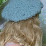 Rezerwacja beret w kolorze morskim  - beret zimowy