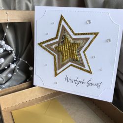 Kartka świąteczna w pudełku! Voucher! Gotówka!