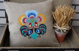 "Na folkowo" - haftowane poszewki