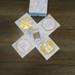 Exploding Box, kartka 3D Chrzest - chłopiec - 