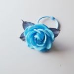 Gumka do włosów Blue rose - 