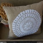 Lniana poszewka "Prowansalski szyk" - 