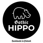 Kolczyki gotyckie z żywicy z czaszką 049 - 