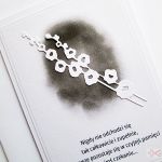 Kartka KONDOLENCJE - Nigdy nie odchodzi się... - Kartka z wyrazami współczucia