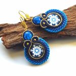 Snowstar kolczyki sutaszowe - 
