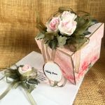 282,exploding box na ślub z urokliwą ławeczką w komplecie z torebką. - 282,exploding box na ślub z urokliwą ławeczką w komplecie z torebką.