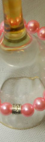 60. Bransoleta z pereł szklanych 10mm
