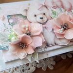 Kartka z shakerem dla dziewczynki - Z boku