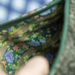 Żółto-zielono-szara kosmetyczka MAXI - 