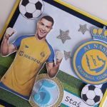 Personalizowana krtka urodzinowa piłka nożna Ronaldo - Personalizowana krtka urodzinowa piłka nożna Ronaldo