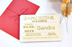 Zaproszenia Na 18 Tkę Ręcznie Robione Scrapbooking I