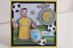 Personalizowana krtka urodzinowa piłka nożna Ronaldo