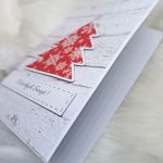 Kartka świąteczna choinka z kopertą - Otwarta