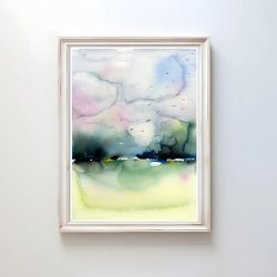 Oryginalna akwarela. Pejzaż I A4