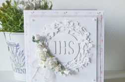 Kartka Komunijna z wiankiem 1 - gotowa do wysyłki