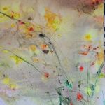 Akwarela kompozycja wiosnaa - 