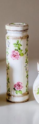 Różane słoiczki