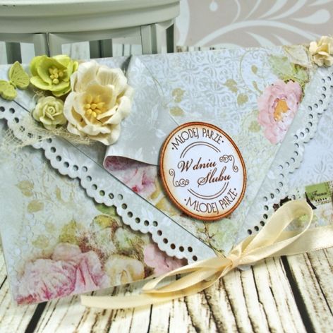 Kopertówka ślubna- różany poranek