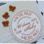 Kartka z okazji ślubu 'śnieżnobiały kwiat  - 