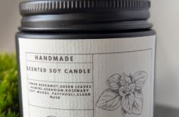 Swieca sojowa zapach bazylia