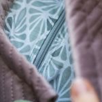 Pikowany pudroworóżowy workoplecak basic - 