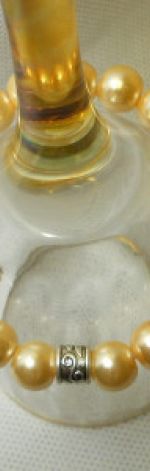 65. Bransoleta z pereł szklanych 10mm