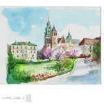 Wiosenny Wawel - obrazek