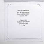 Subtelna kartka z gołębicą na Chrzest  - Kartka na Chrzest z personalizacją