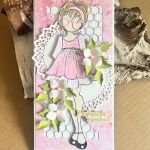 051,kartka urodzinowa/imieninowa dla dziewczynki - 051,kartka urodzinowa/imieninowa dla dziewczynki