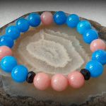 Kolekcja "bransoletki na bogato" - Nr 467 - bransoletka z lerimar blue stone