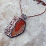 Agatowy rustyk - rustykalny wisior