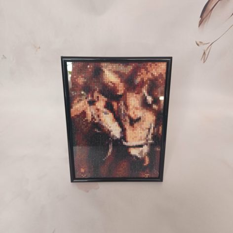 Obrazek diamentowy 15x20cm KONIE