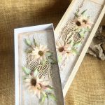 138,Ślubna skrzyneczka na wino z kartką w pudełku  - 138,Ślubna skrzyneczka na wino z kartką w pudełku