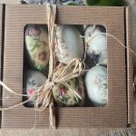 124- Komplet 6 gęsich pisanek w pudełku - 124- Komplet 6 gęsich pisanek w pudełku