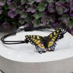 Sznurkowa bransoletka z motylkiem - bransoletka motylek