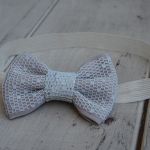 Opaska niemowlęca - Z kokardą - rezerwacja dla pani Kasi - 