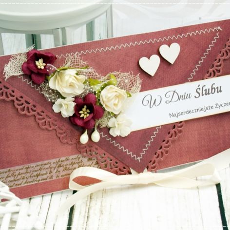 Kopertówka z okazji ślubu-czerwcowy ogród