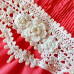 Biała bransoletka BOHO - bransoletka komunia