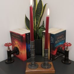 Świecznik Loftowy 2-ramienny F002_1-W1 Loft