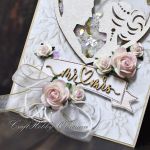 Mr & Mrs - kartka ślubna z shakerem - Shaker - detal II