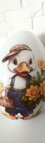 Jajko styropianowe 15 cm Kaczątko