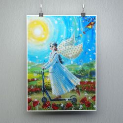 Plakat "Szczęście nowego dnia"