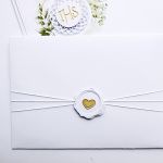 Zaproszenie komunijne handmade zielone Hostia - Zaproszenie na komunię w ozdobionej kopercie