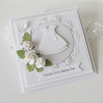 Pamiątka Chrztu Świętego z sukienką v.6 - suk6d