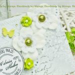 Kopertówka z okazji ślubu-limonkowa wiosna - 