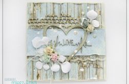 Delikatna kartka na Ślub z kwiatami 7