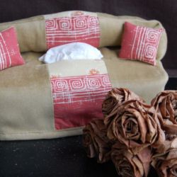 Chustecznik - kanapa (wersja welurowa)