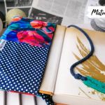 Otulacz / etui na książkę ~ kolowe liście - null